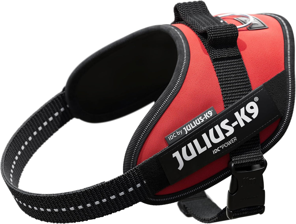 JULIUS-K9 IDC Powerharness, S, No Pull Dog Harness, Red
