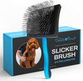 Slicker Dog Brush Curly Coat Detangler, Extra Long Pin