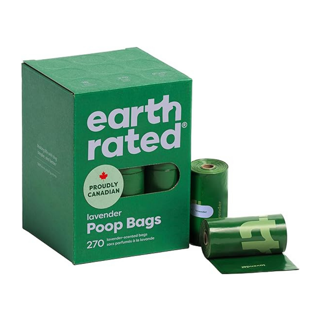 Earth Rated Dog Poo Bags, Guaranteed Leak Proof and Extra Thick Waste Bag Refill Rolls For Dogs, Lavender Scented, 270 Count