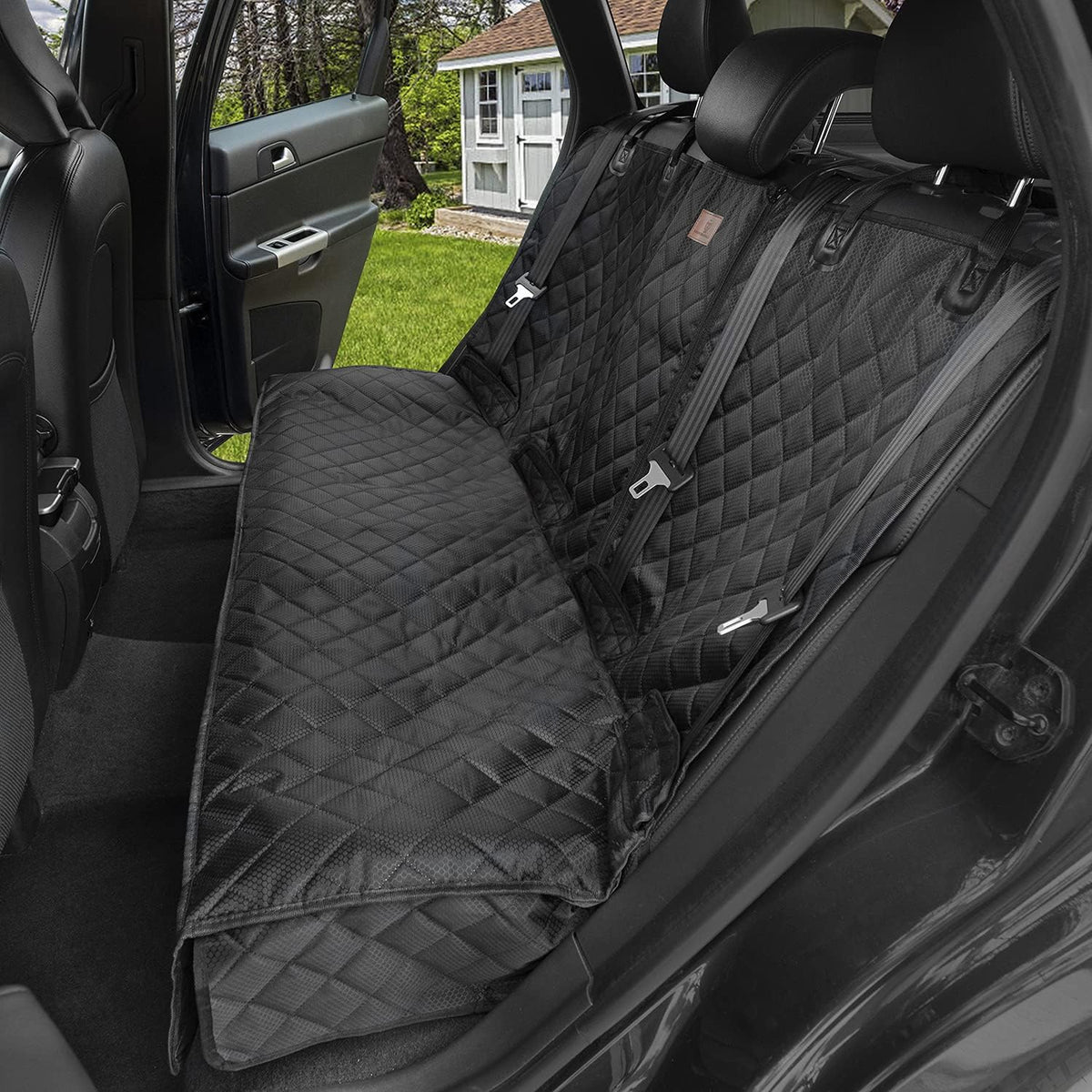 Premium Dog Car Seat Cover with Armrest Opening with ISOFIX 45X133Cm