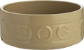 Cane Dog Bowl 20Cm Large Stoneware Pet Bowl, 1.6 Litre Capacity, Classic Design, Dishwasher & Microwave Safe, Ideal for Food and Water