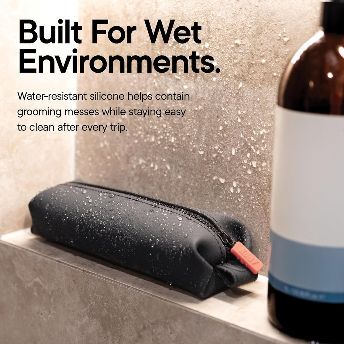 the Koby Dopp Kit Toiletry Bag – Mini 22 X 7 X 5Cm, Charcoal