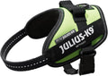 JULIUS-K9 IDC Powerharness, XS, No Pull Dog Harness, Neon Green