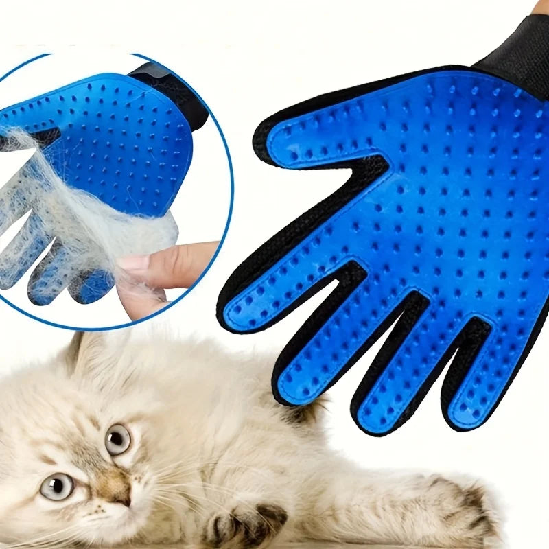 2026 NEW 2 Pieces of Pet Grooming Gloves,Hair Removal Gloves with Hair Removal and Massage Functions,Remove Floating Hair Tools.