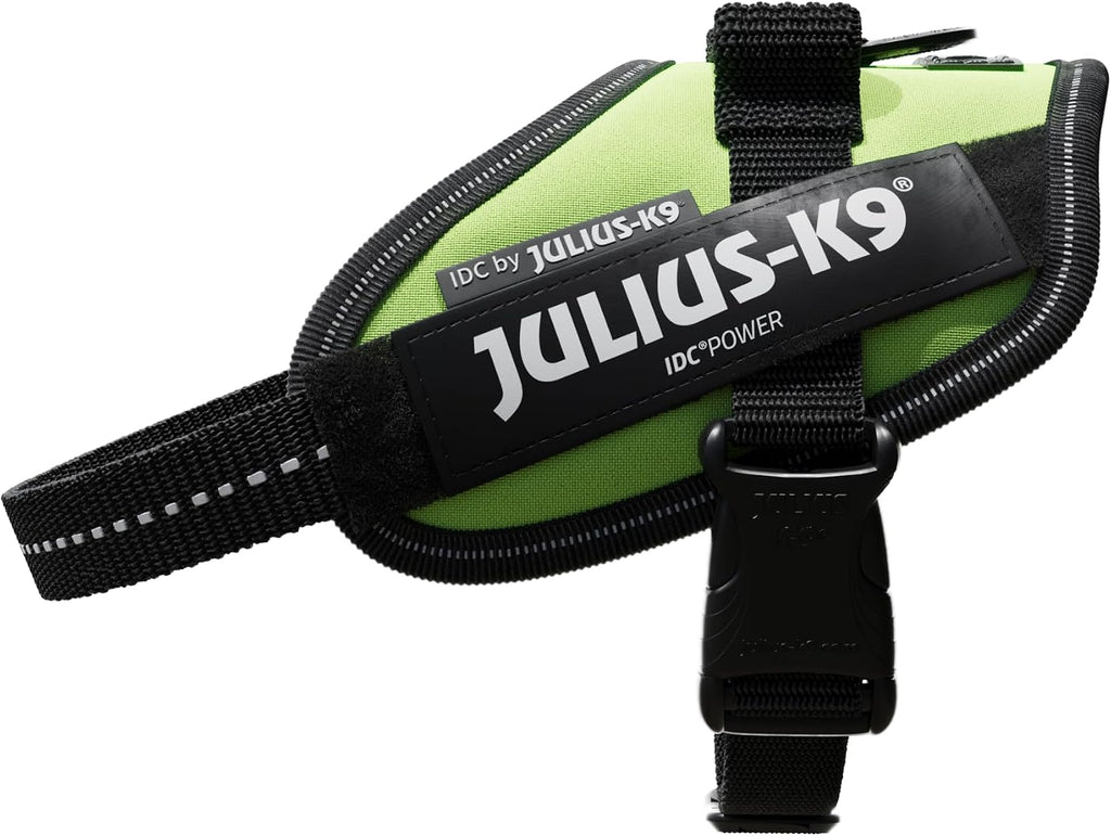 JULIUS-K9 IDC Powerharness, XS, No Pull Dog Harness, Neon Green