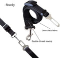 Adjustable Dog Car Safety Seat Belt – Pet Safety Harness Lead for Dogs, Cats & Small Pets, Black