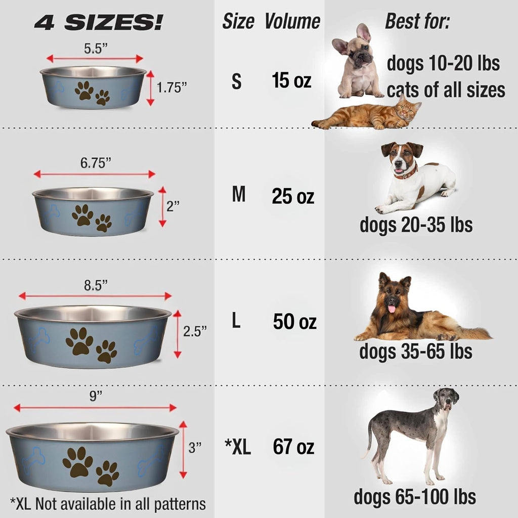 Bella Dog Bowl, X-Large, 2.2 Litre