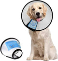Supet Dog Cone Recovery Collar – Adjustable Protective E-Collar for Dogs & Cats, Anti-Lick & Anti-Bite, XS
