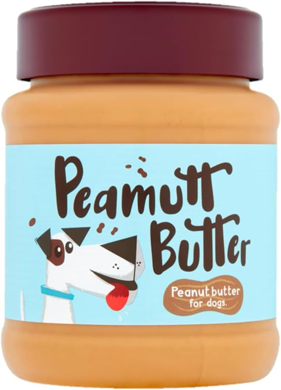 Peamutt Dog Peanut Butter – Dog-Friendly Peanut Butter Treat with No Added Sugar, Salt or Sweeteners, 340g