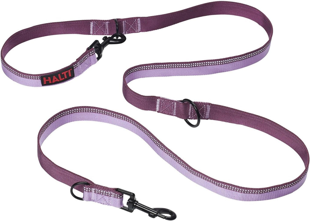 Double-Ended Lead for Dogs | Size Small, Purple, 2M