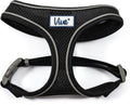 Viva Lightweight Breathable Comfort Mesh Dog Harness Black Size Large (Fits Girth 53-74 Cm)