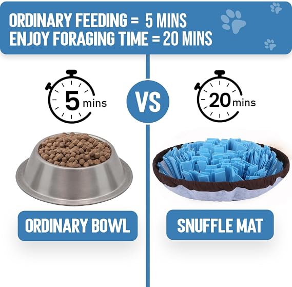 PET ARENA Adjustable Snuffle Mat for Dogs – Interactive Puzzle Feeder & Treat Training Toy
