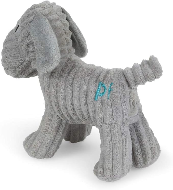 Petface Little Petface Freddi Cord Plush Puppy Dog Toy – Soft Comfort & Interactive Play Toy