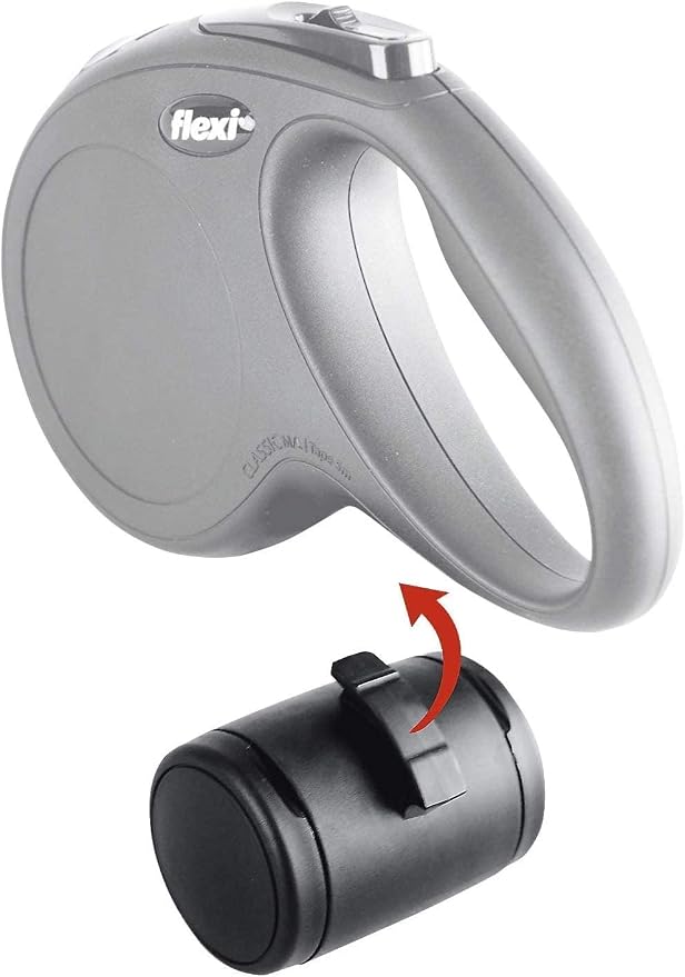 Flexi Multi Box Light Grey – Dog Training Treat & Poo Bag Dispenser for Walks