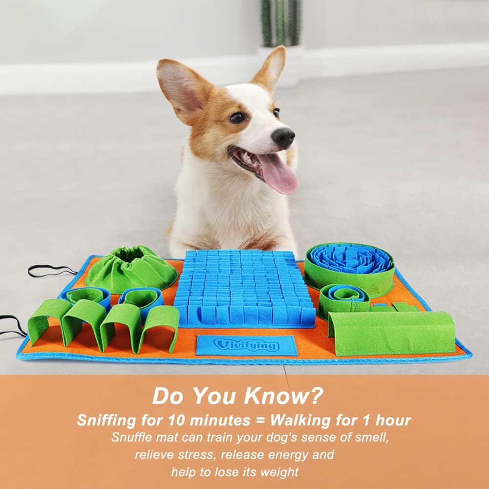 Vivifying Snuffle Mat for Dogs – Interactive Feeding & Enrichment Toy for Boredom Relief, Slow Feeding & Mental Stimulation
