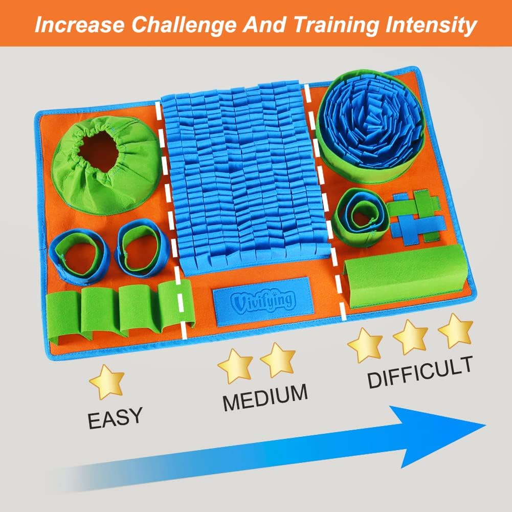 Vivifying Snuffle Mat for Dogs – Interactive Feeding & Enrichment Toy for Boredom Relief, Slow Feeding & Mental Stimulation