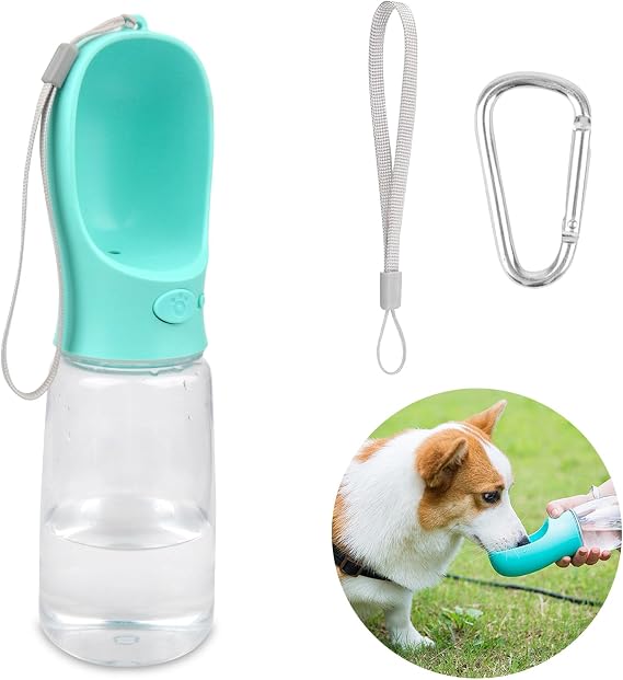 550ml Dog Water Bottle – Leak-Proof Portable Pet Water Dispenser for Dogs & Puppies, Travel, Walking & Hiking