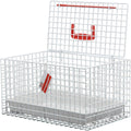 Large Pet Carrier for Travel – Top Opening Pet Crate for Kittens, Cats & Small Dogs – Spacious Mesh Pet Travel Basket – Ideal for Vets, Car Journeys & Catteries – Easy Clean Base