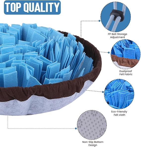 PET ARENA Adjustable Snuffle Mat for Dogs – Interactive Puzzle Feeder & Treat Training Toy