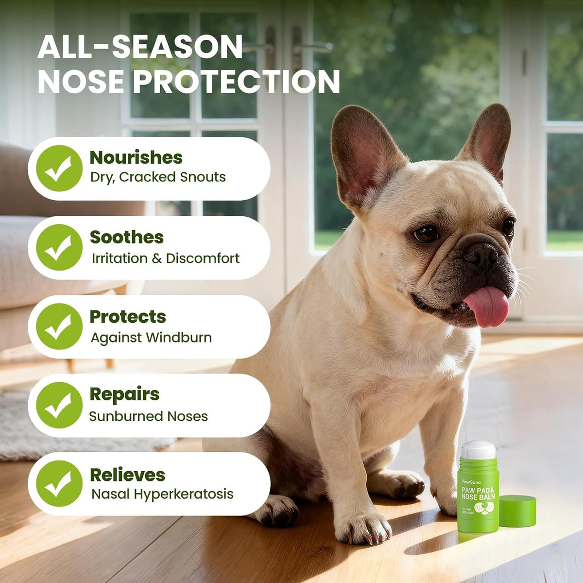 PawSono Lick-Safe Dog Paw & Nose Balm Stick with Coconut Oil – Dog Paw & Nose Care, Moisturising BalmPawSono Lick-Safe Dog Paw & Nose Balm Stick with Coconut Oil – Dog Paw & Nose Care, Moisturising Balm