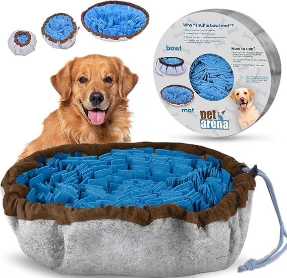 PET ARENA Adjustable Snuffle Mat for Dogs – Interactive Puzzle Feeder & Treat Training Toy