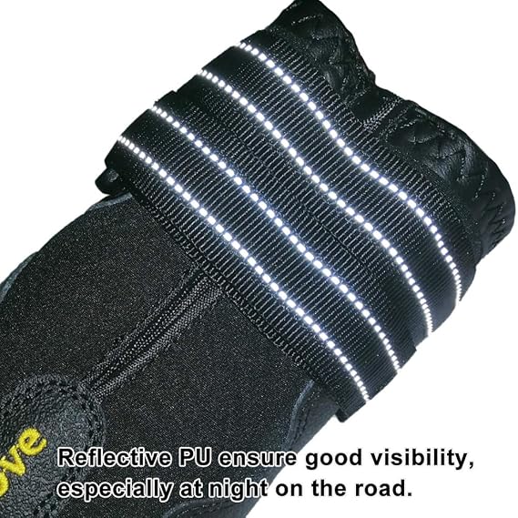 Truelove Waterproof Dog Boots – Reflective Paw Protector Shoes for Small, Medium & Large Dogs, Outdoor Walking
