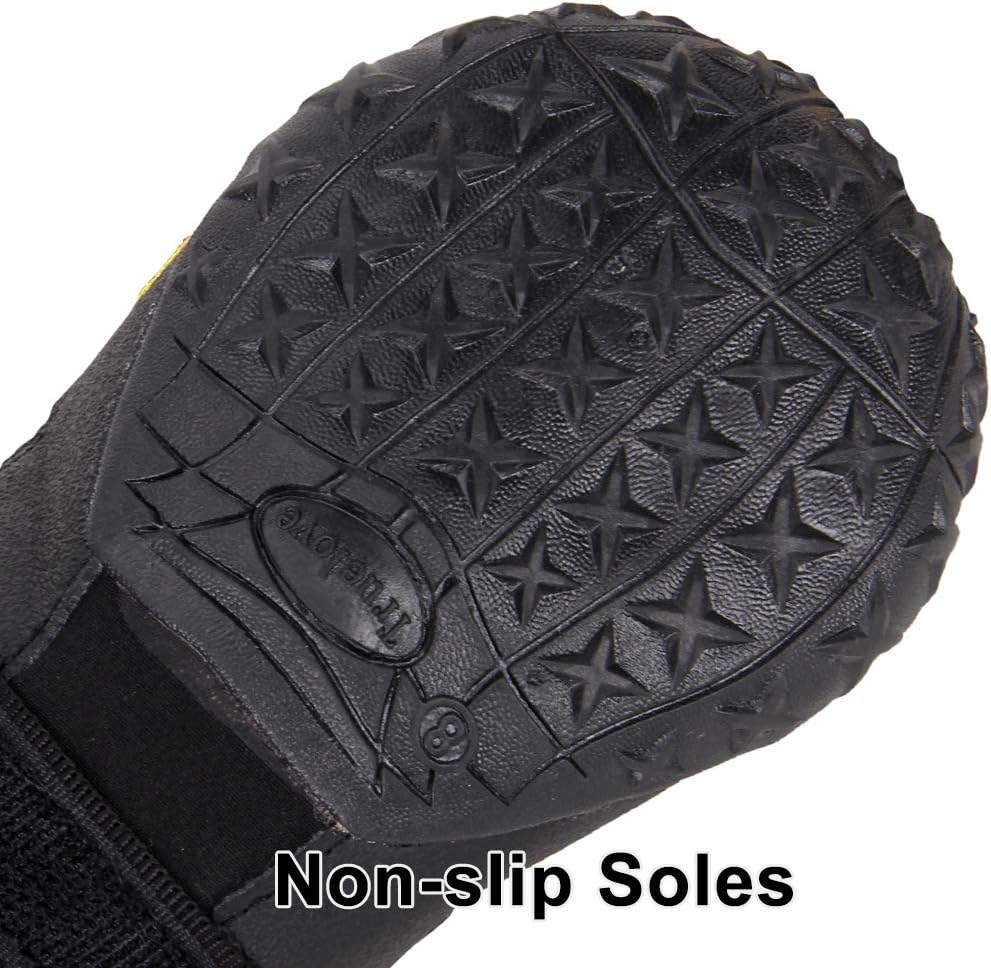 Truelove Waterproof Dog Boots – Reflective Paw Protector Shoes for Small, Medium & Large Dogs, Outdoor Walking