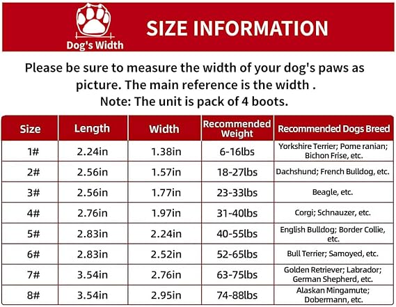 Truelove Waterproof Dog Boots – Reflective Paw Protector Shoes for Small, Medium & Large Dogs, Outdoor Walking