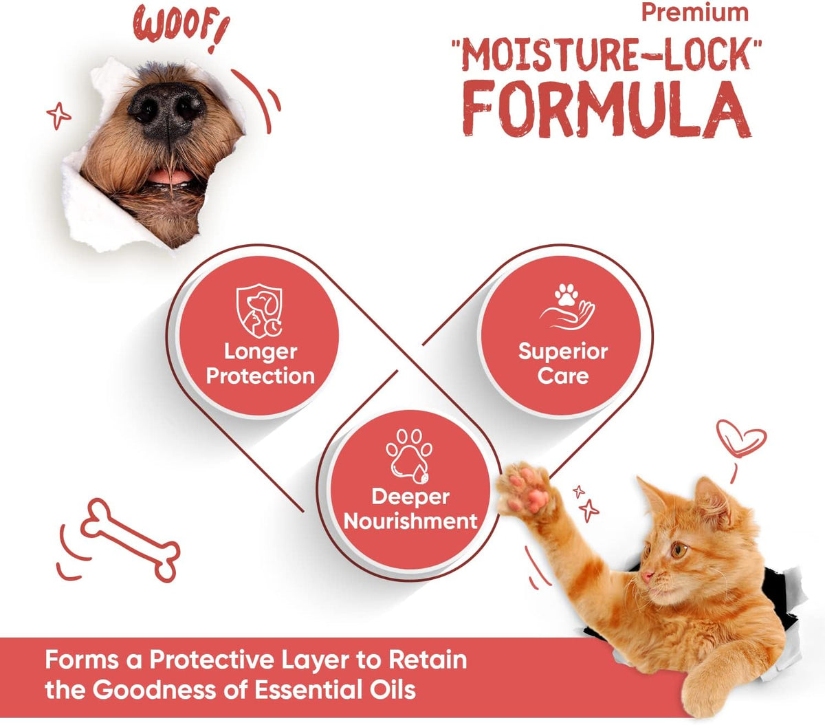 Dog Paw & Nose Balm 60ml – Natural Lick-Safe Paw & Nose Moisturiser for Dogs & Cats with Coconut & Olive Oil