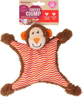 Rosewood Little Nippers Cheeky Chimp Puppy Toy – Soft Plush Dog Toy with Crinkle & Squeak | Flat Body Teething Toy for Puppies & Small Dogs