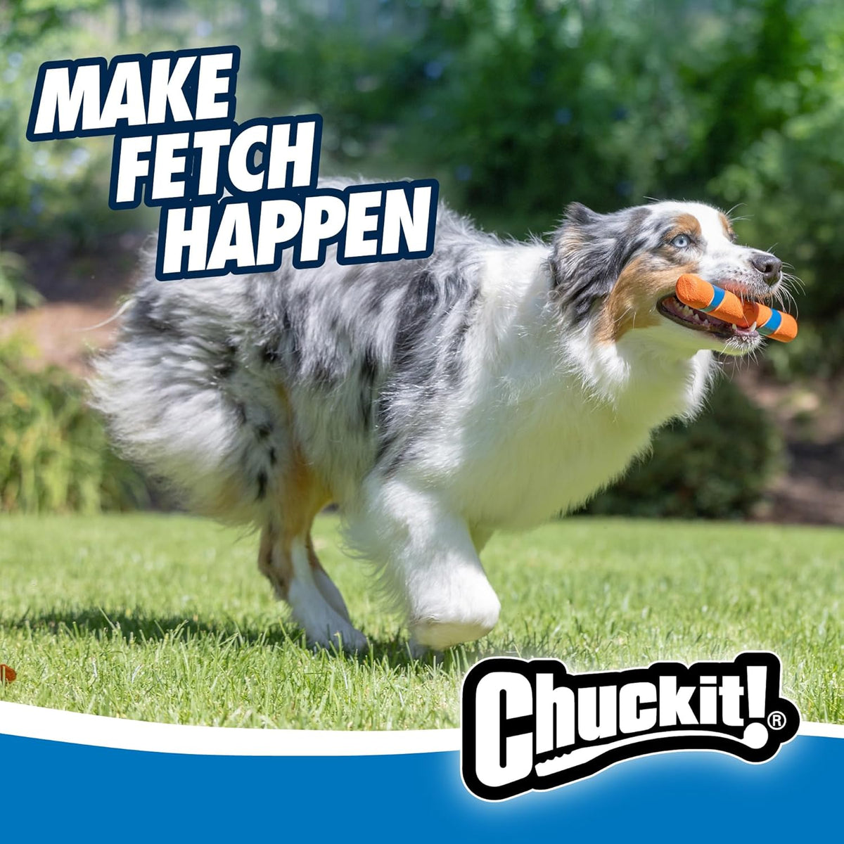 Chuckit! Ultra Fetch Stick Durable Rubber Dog Toy – 30.5cm Interactive Fetch & Retrieve Toy