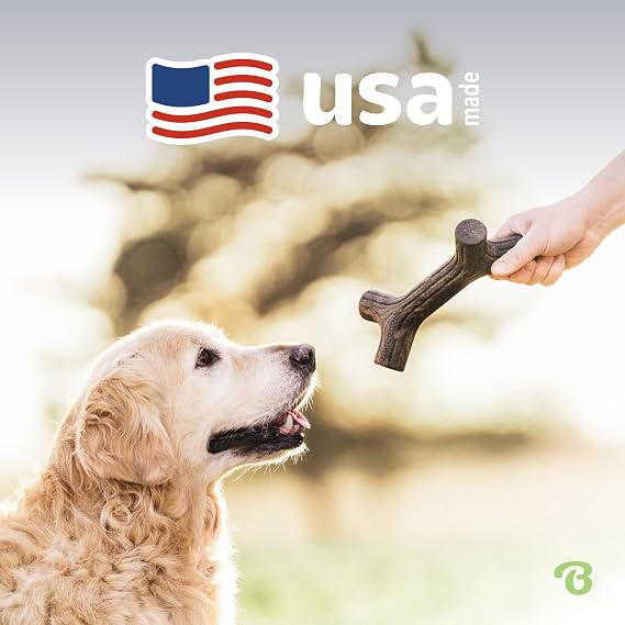 Benebone Bacon Stick Dog Chew Toy – Durable Real Bacon-Flavoured Chew Toy for Aggressive Chewers, Large