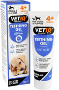 VETIQ Fast Pain Relief Teething Gel for Dogs & Puppies – Helps Relieve Teething Irritation & Unwanted Chewing, 50g