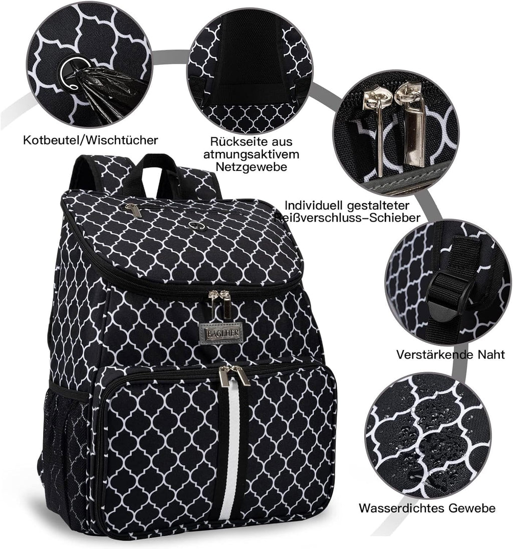 丨Dog Travel Bag, Airline Approved Pet Supplies Backpack, Dog Travel Backpack with 2 Silicone Collapsible Bowls and 2 Food Baskets