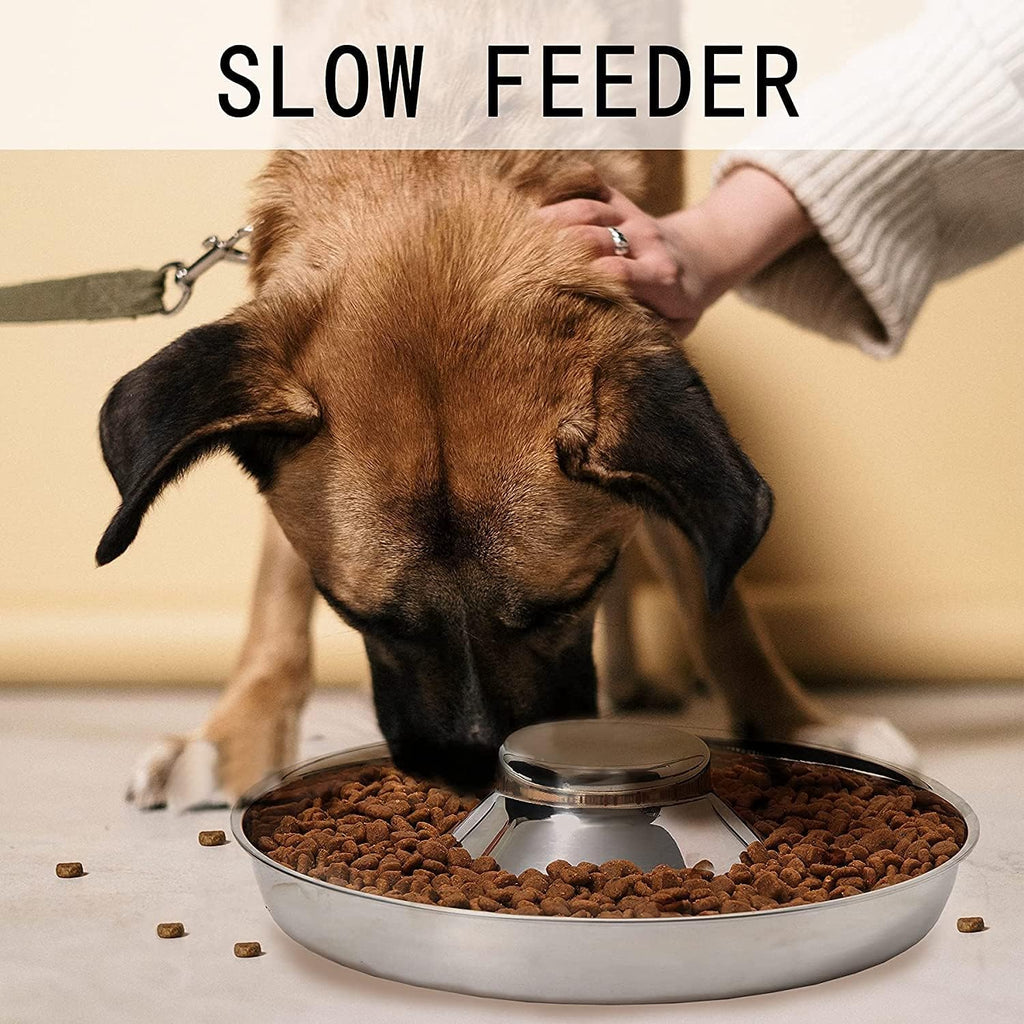 Stainless Steel Puppy Feeding Bowls - Metal Dog Bowls for Weaning Puppies, Can Be Used for Water and Food (30Cm/2Pcs)