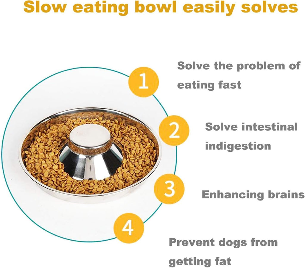 Stainless Steel Puppy Feeding Bowls - Metal Dog Bowls for Weaning Puppies, Can Be Used for Water and Food (30Cm/2Pcs)