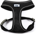 Viva Nylon Comfort Mesh Harness Black Small 34-45Cm