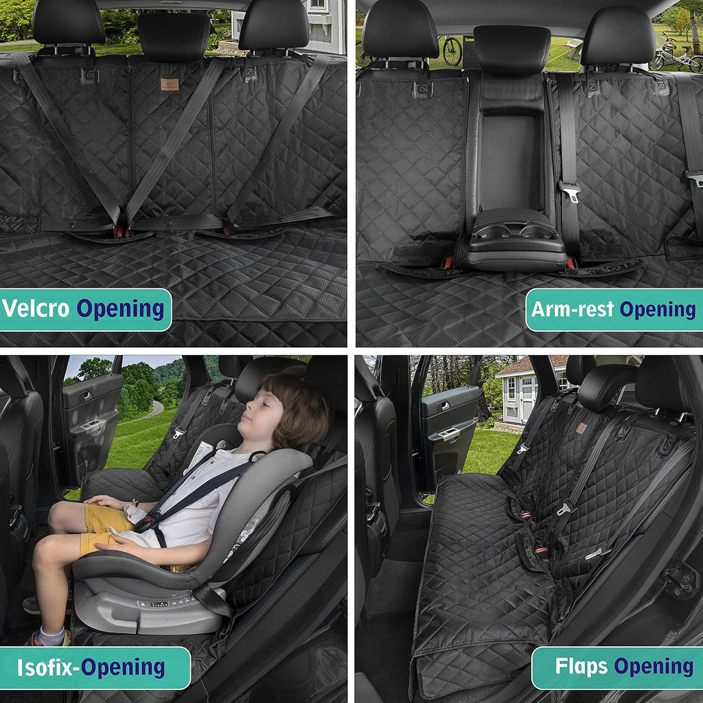 Premium Dog Car Seat Cover with Armrest Opening with ISOFIX 45X133Cm