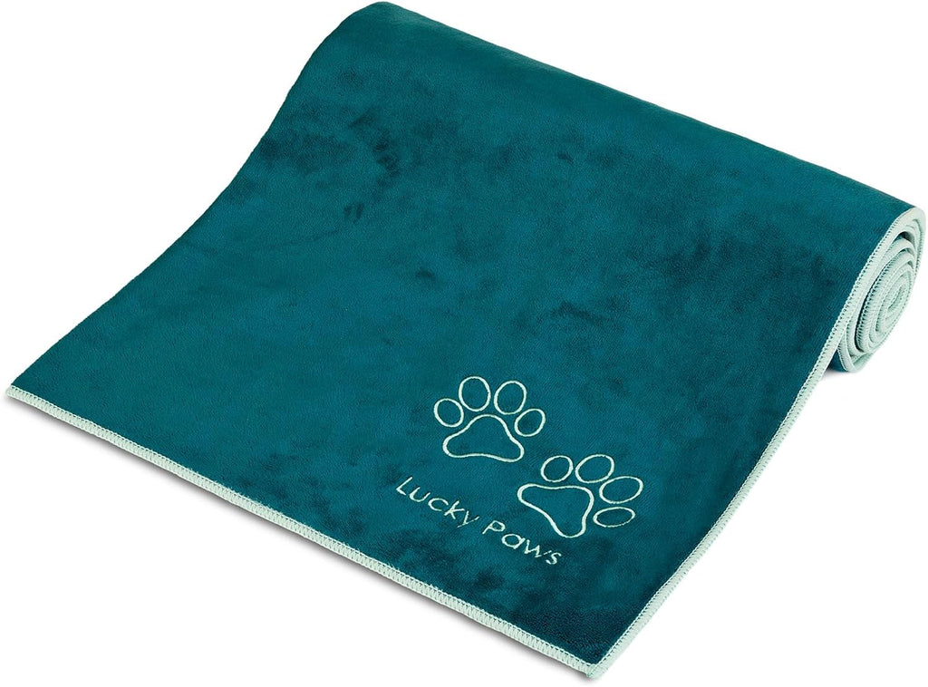 ® UK Dog Towel – Extra Large 140X70Cm Dog Towels – Super Absorbent, Luxuriously Soft, Fast Drying Dog Towels for Drying Dogs – Premium Microfibre Dog Towel (Pack of 1, Teal)